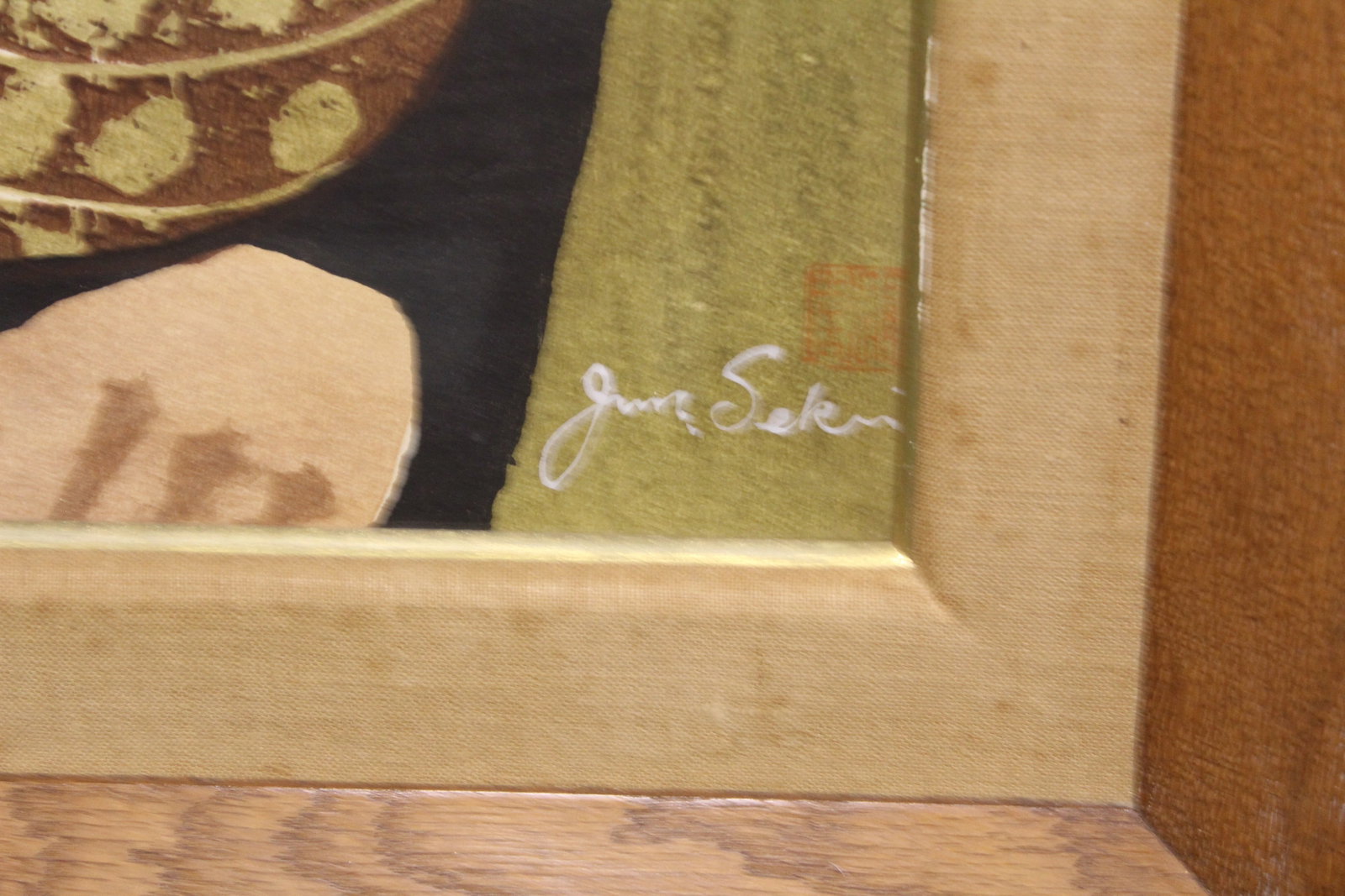 A Vintage Woodblock Print or Pastel - 2