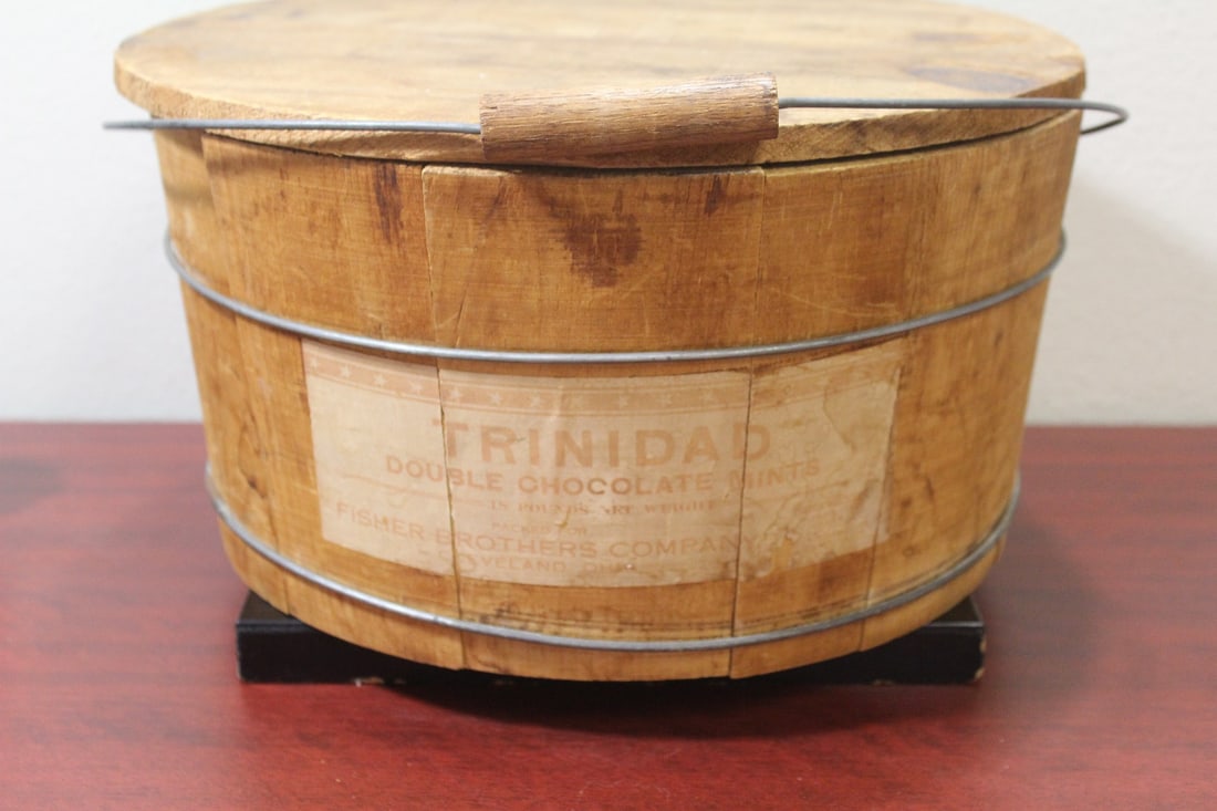 A Wooden Bucket with Handle - 2