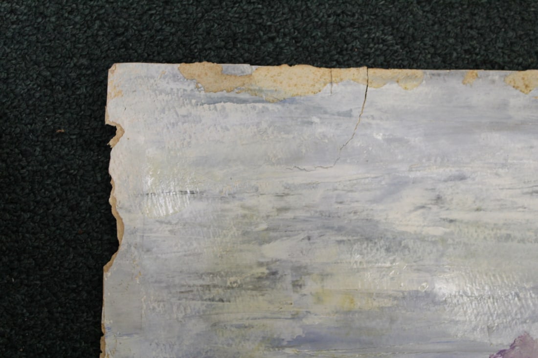 An Oil on Paper Painting - 2