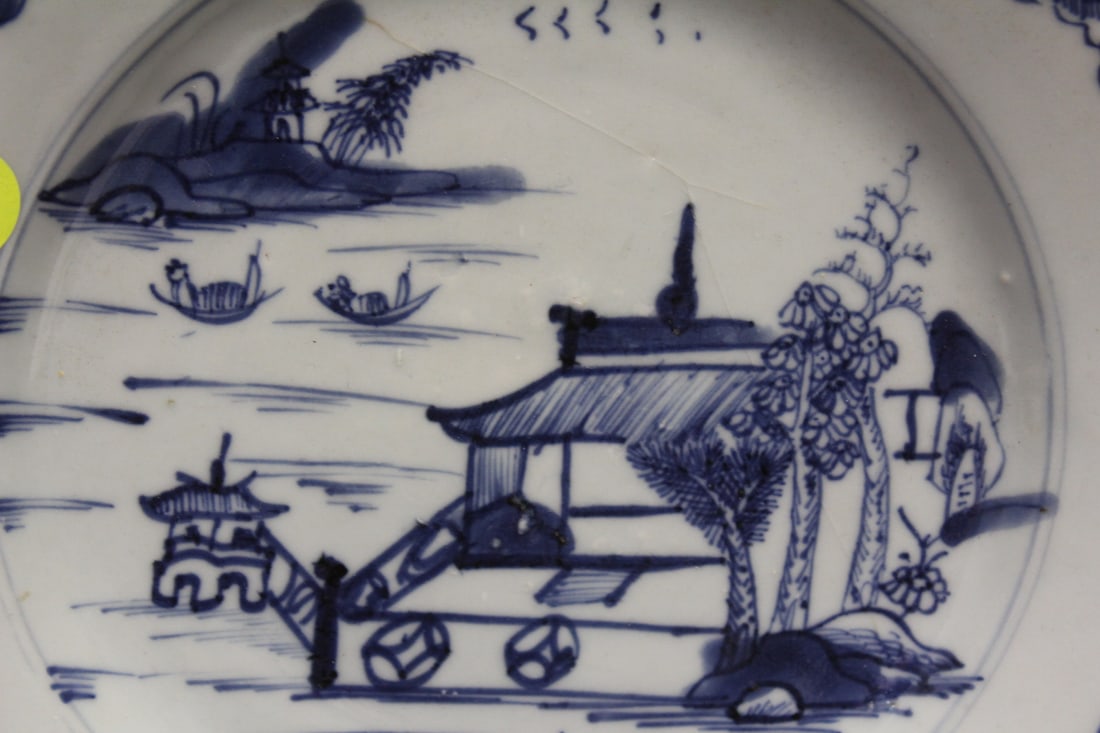 A Chinese Blue and White Export Plate - 4