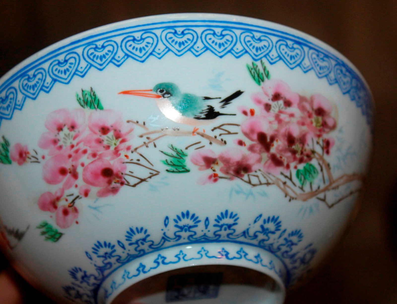 Antique / Vintage Chinese Eggshell Bowl - 7