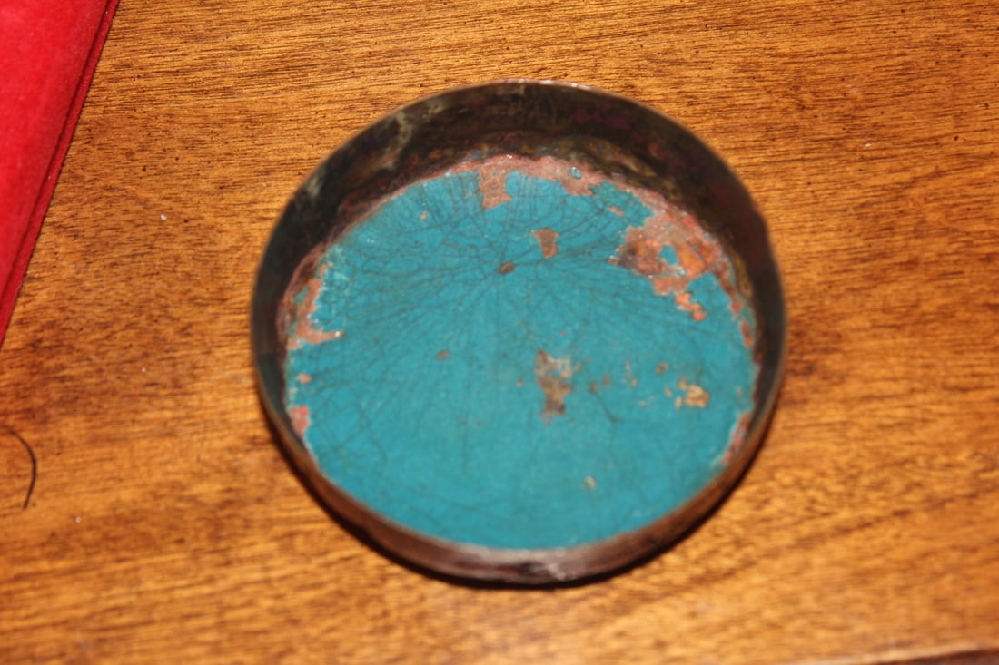 Antique Chinese Cloisonne Cylinder Container - 10