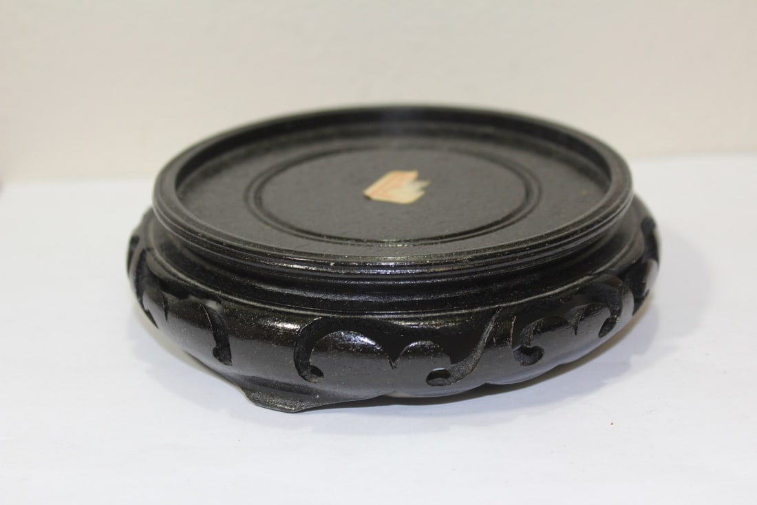 A Carved Chinese Wood Stand - 2