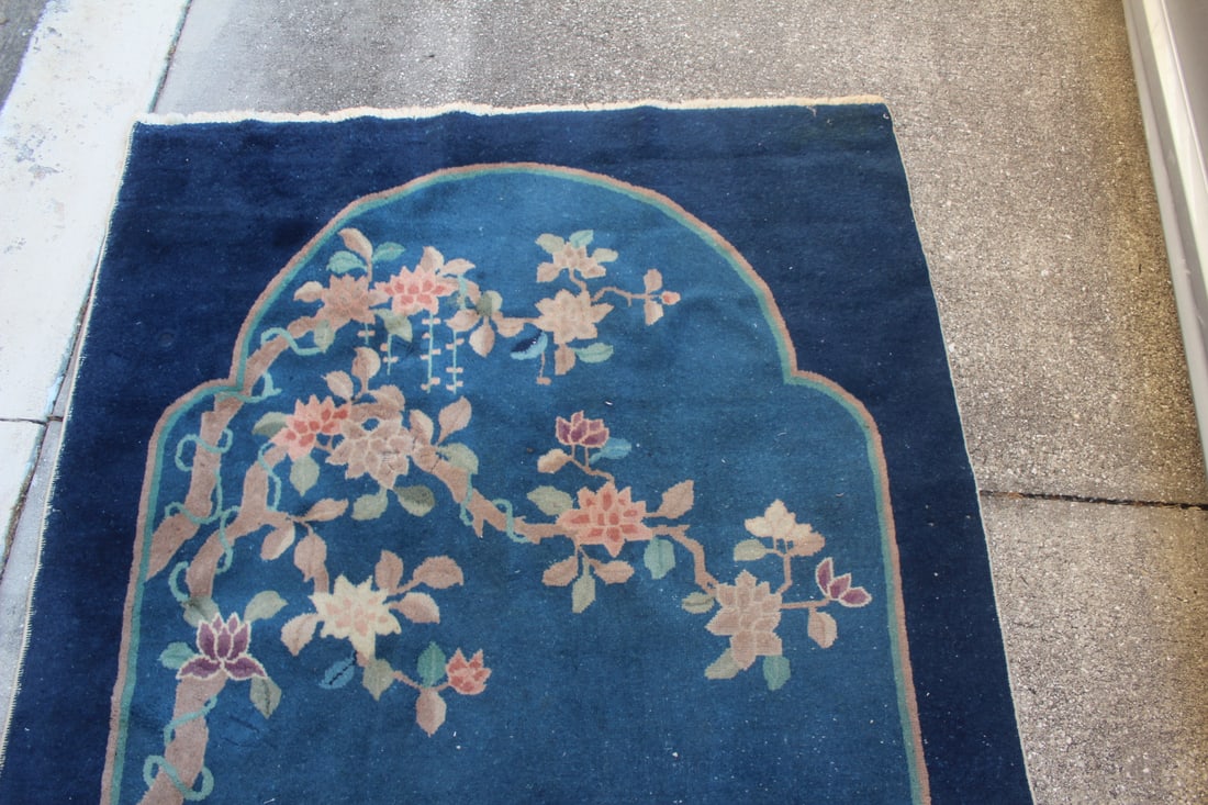 Antique Chinese Art Deco Rug - 2