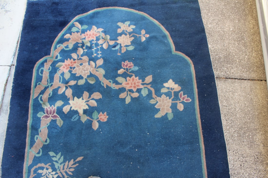 Antique Chinese Art Deco Rug - 3