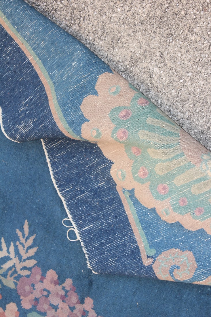 Antique Chinese Art Deco Rug - 7