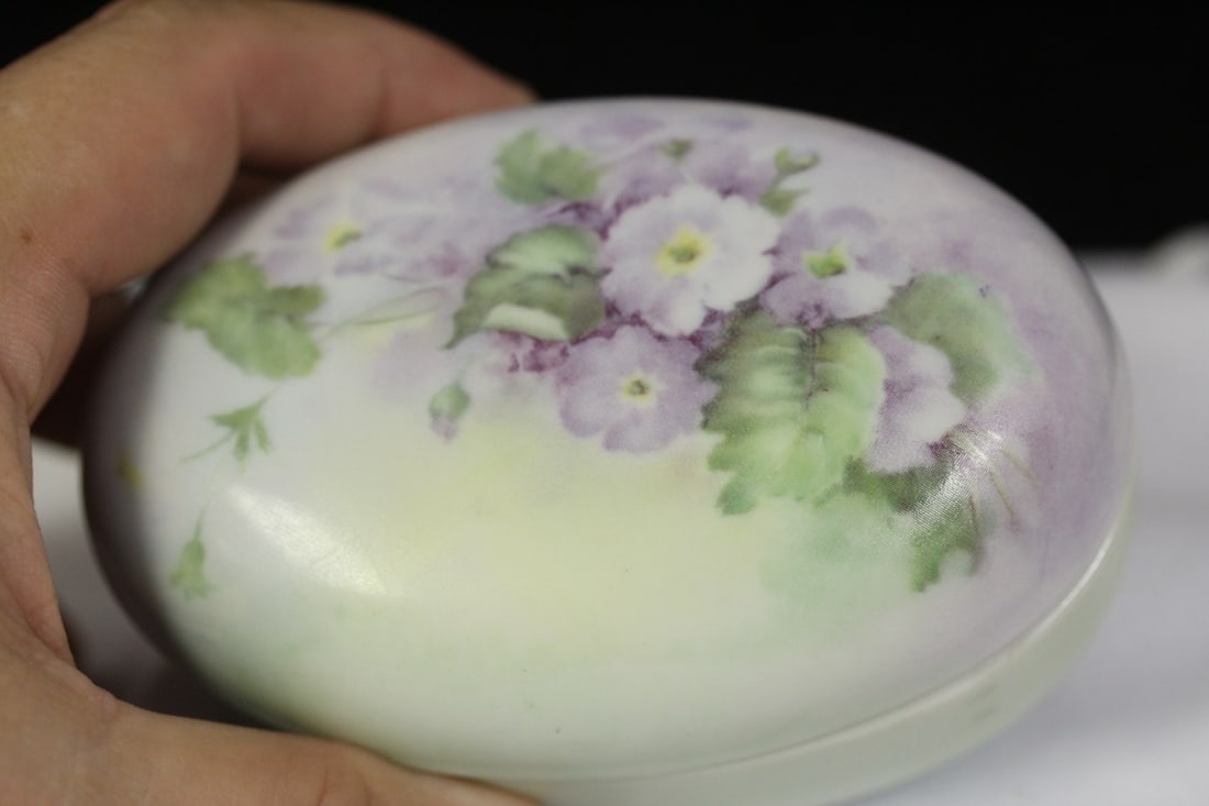A Signed Nolley? Porcelain Box - 2