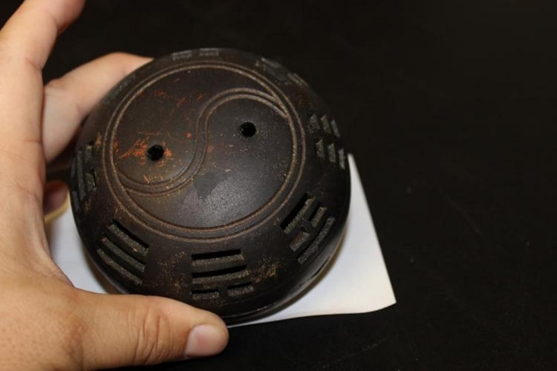A Chinese Metal Incense Burner - 2