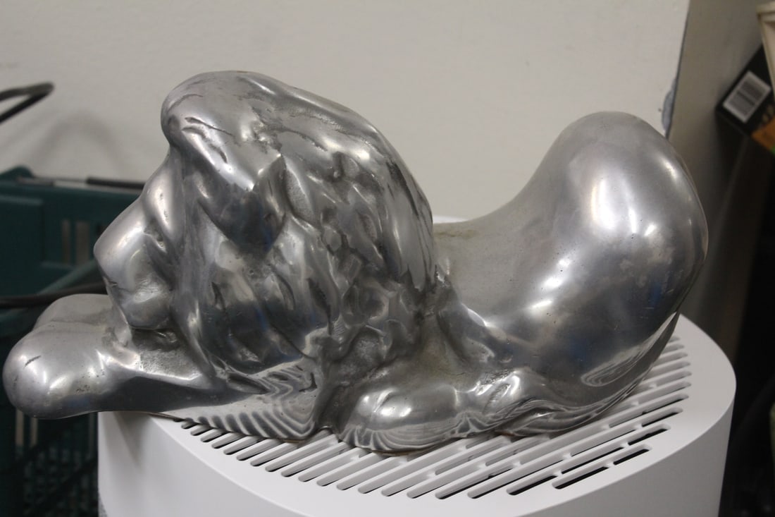 Signed David Parkin Aluminum Lion - 3