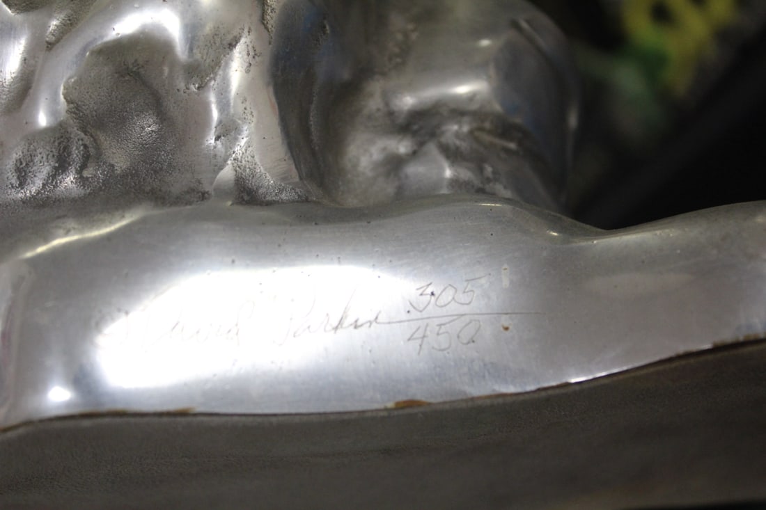 Signed David Parkin Aluminum Lion - 6