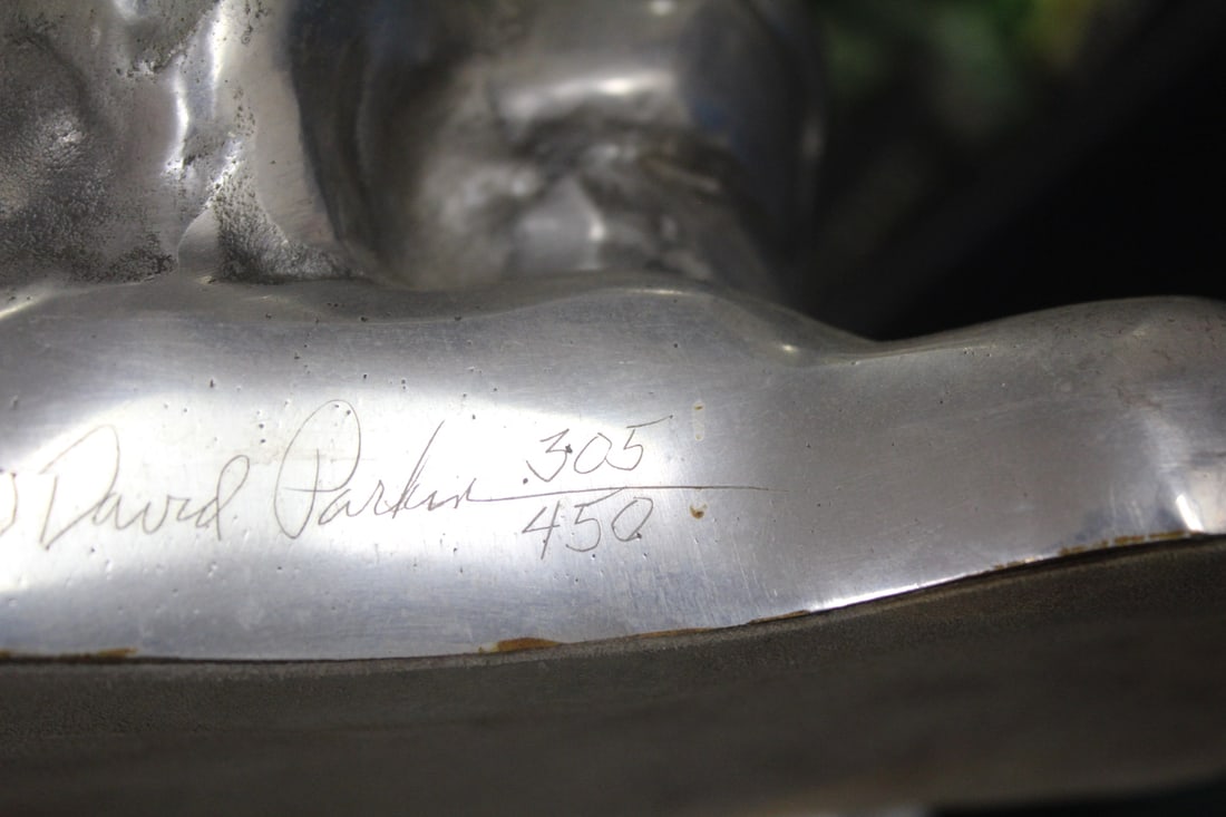 Signed David Parkin Aluminum Lion - 7