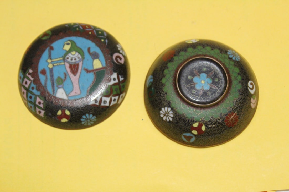 An Antique Chinese Cloisonne box - 4