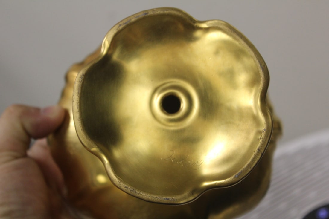 Gold Gilted Porcelain Compote - 6