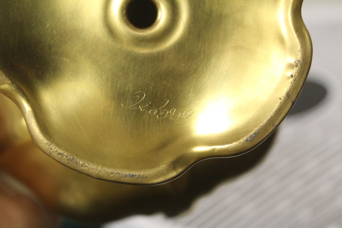 Gold Gilted Porcelain Compote - 8