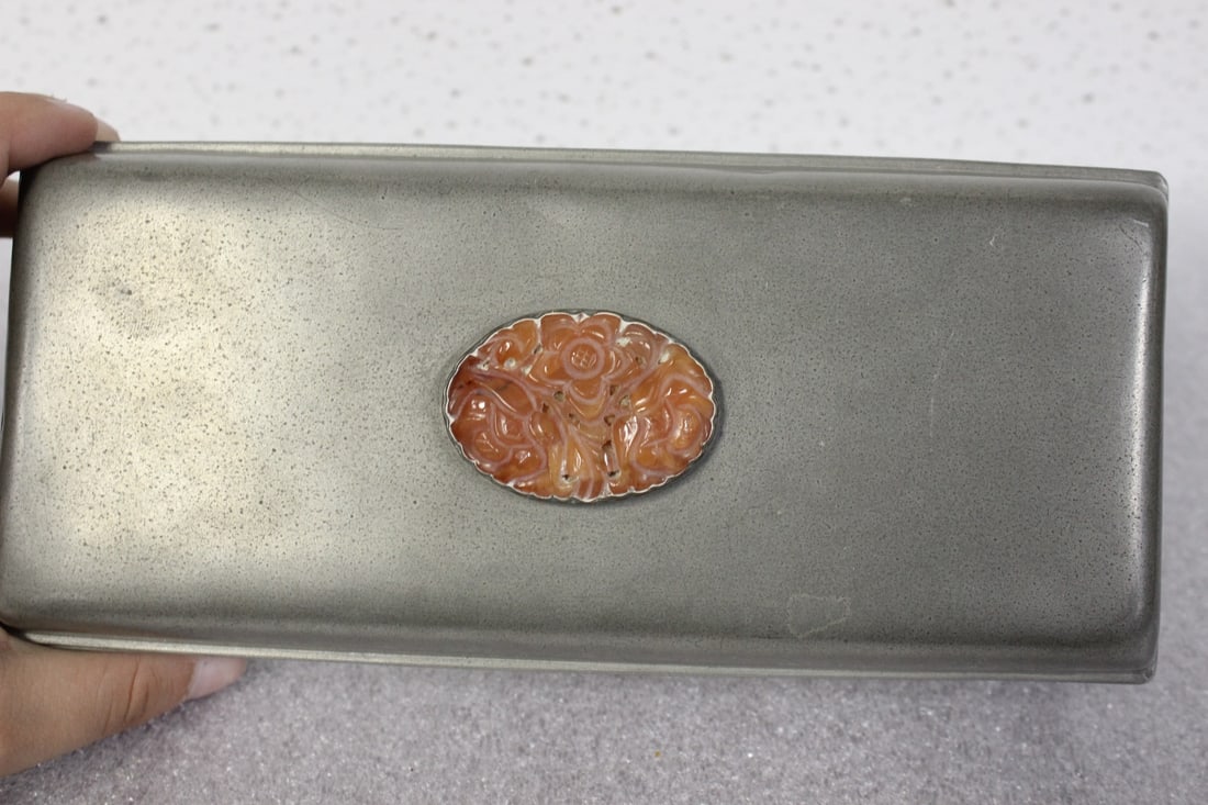 A Chinese Pewter Box - 2