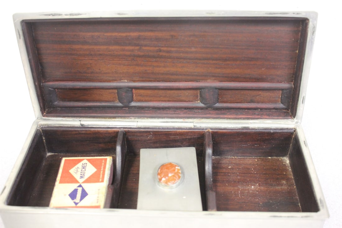 A Chinese Pewter Box - 3