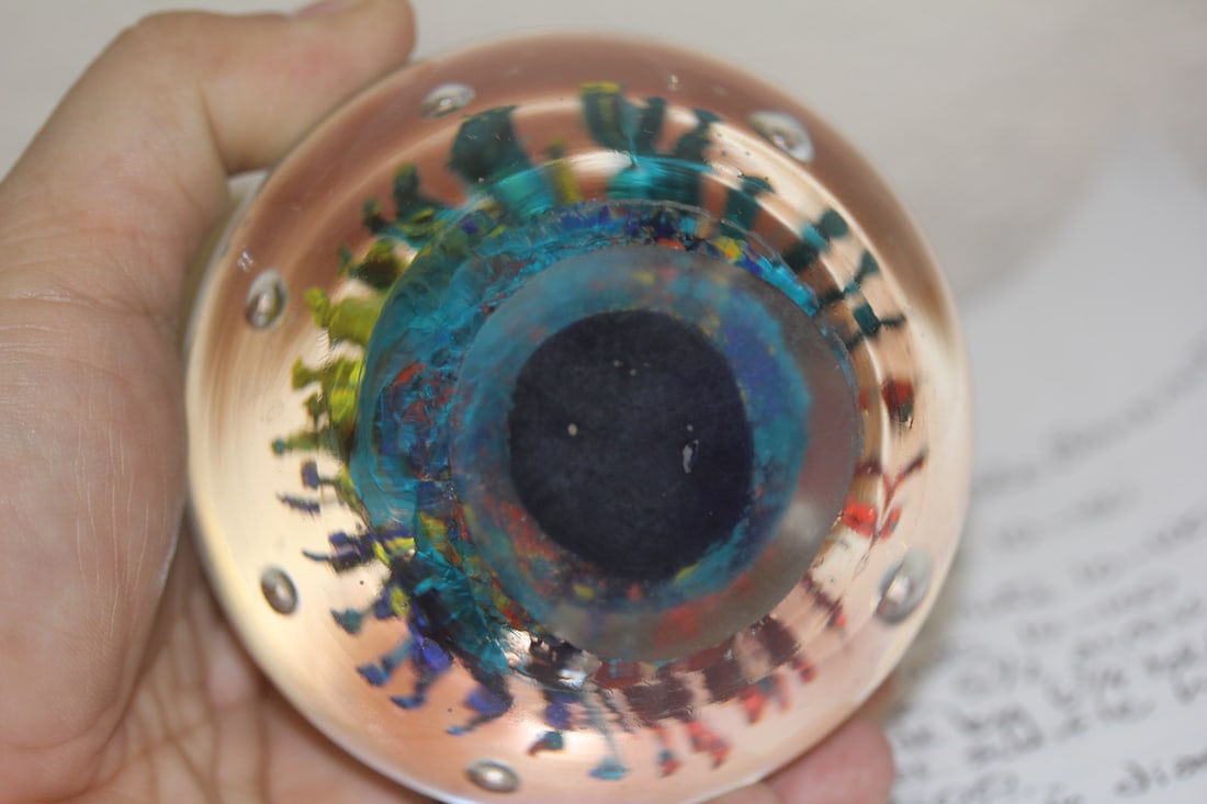 Art Glass Paperweight - 6