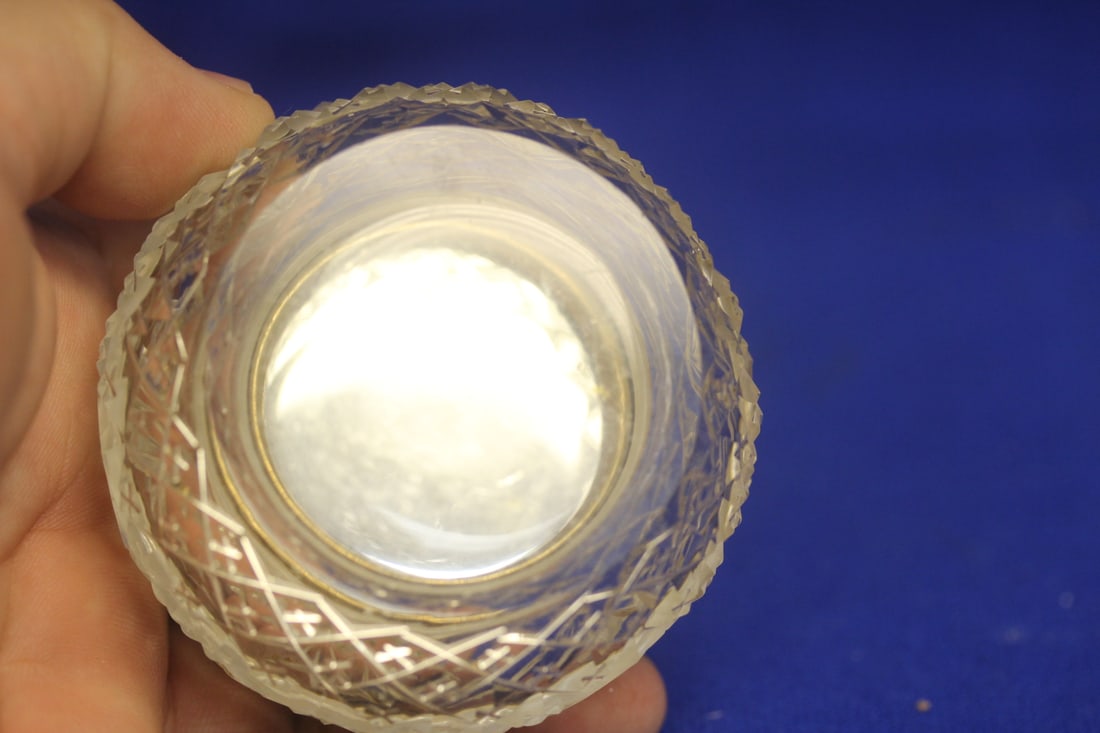 Porcelain and Cut Glass Jar - 5