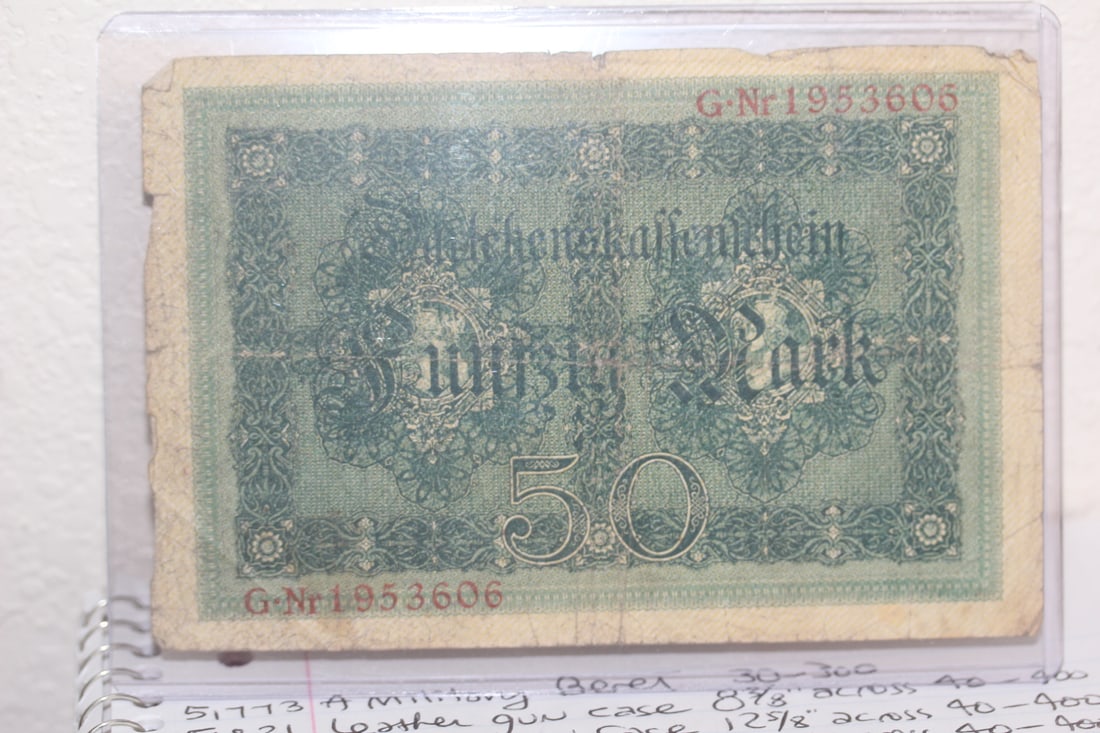 1914 German 50 Marks - 2