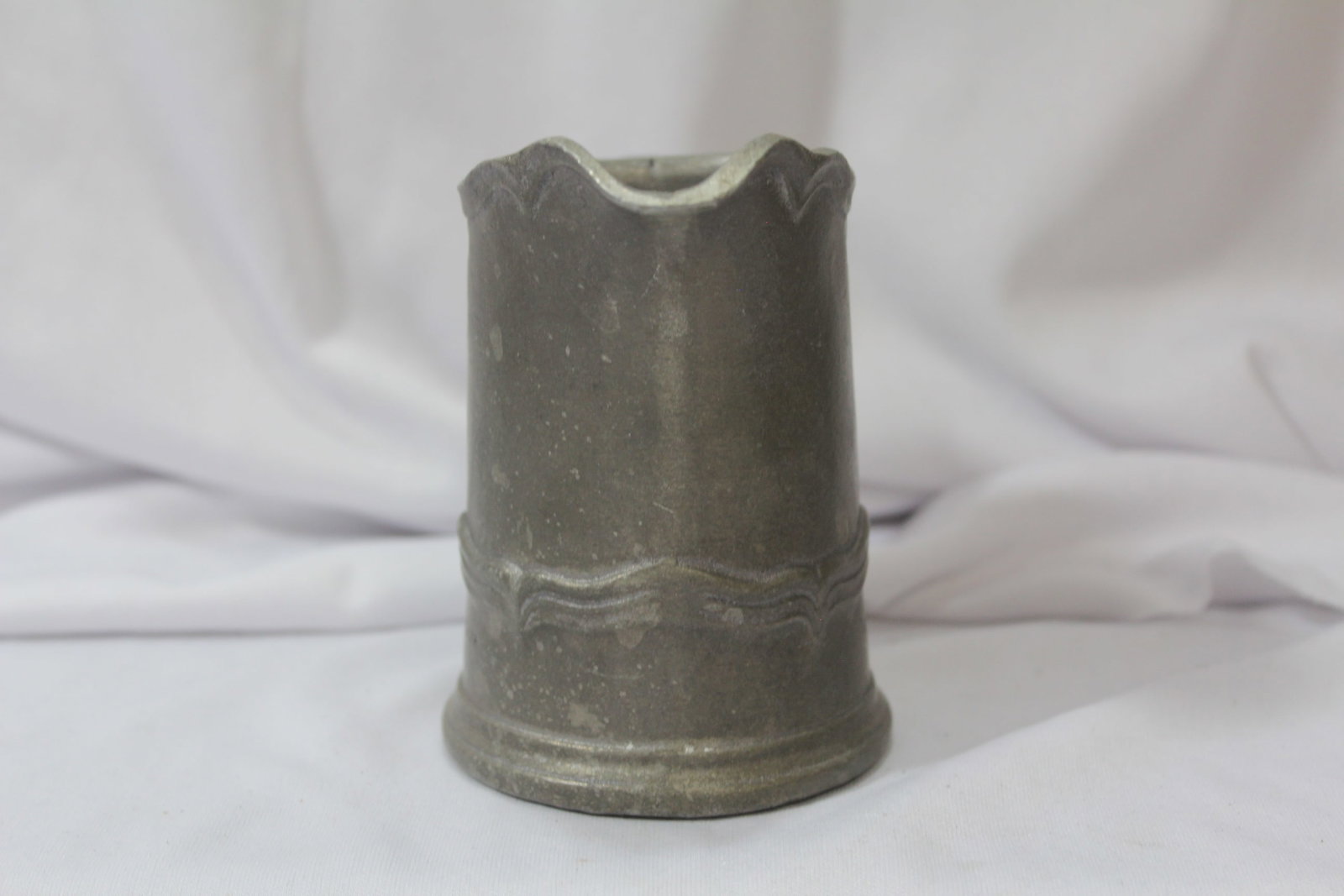 A Signed Wilton Pewter Creamer - 4