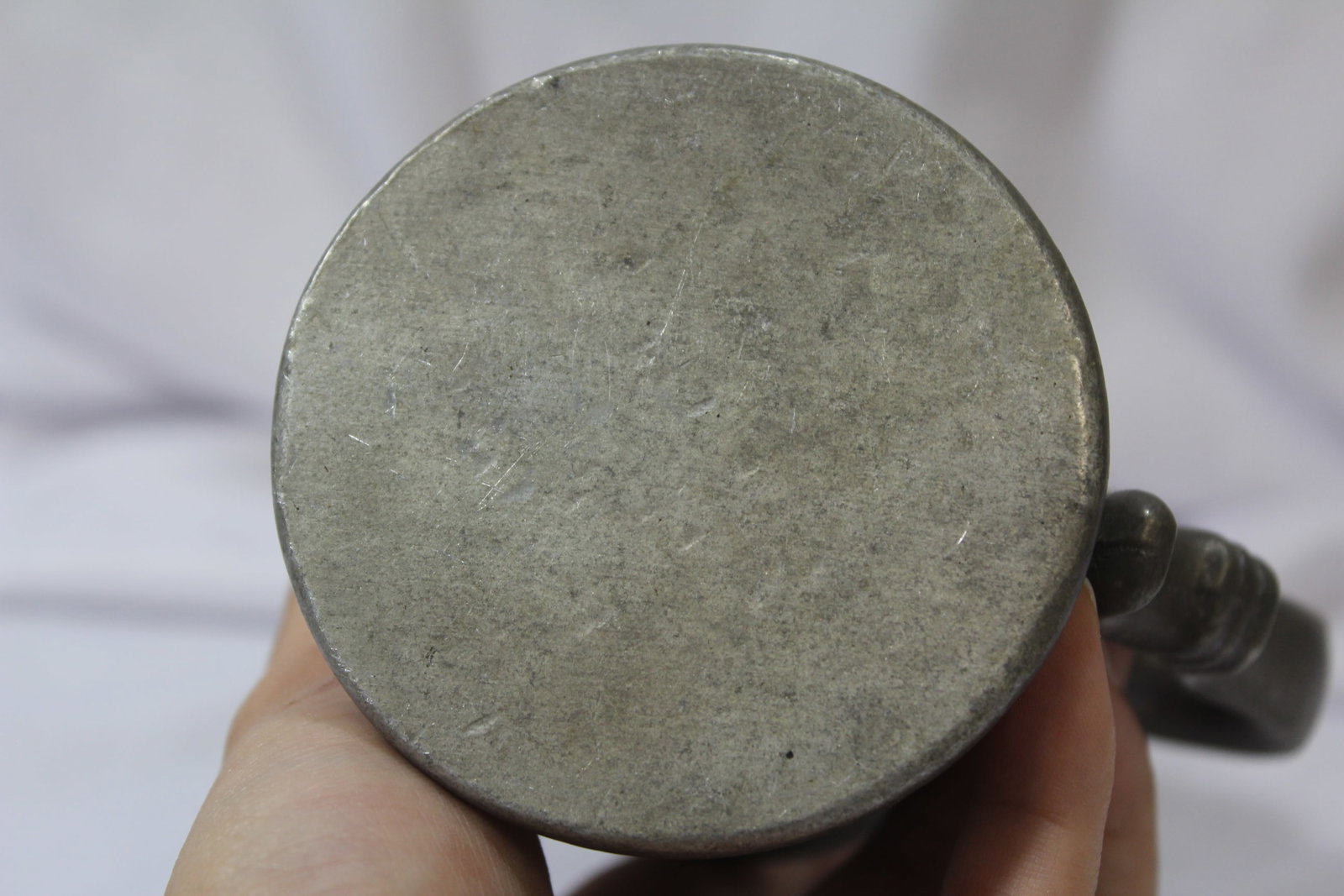 A Signed Wilton Pewter Creamer - 7