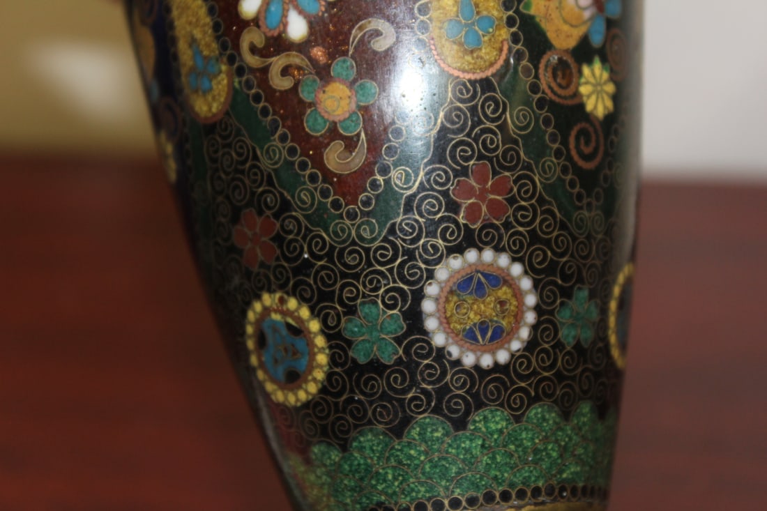 An Antique Japanese Cloisonne Vase - 7