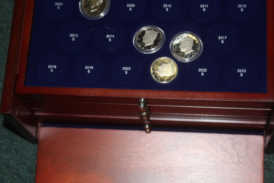 Kennedy Half Coin Cabinet - 3