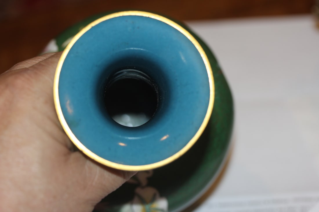 Vintage Chinese Cloisonne Vase - 7