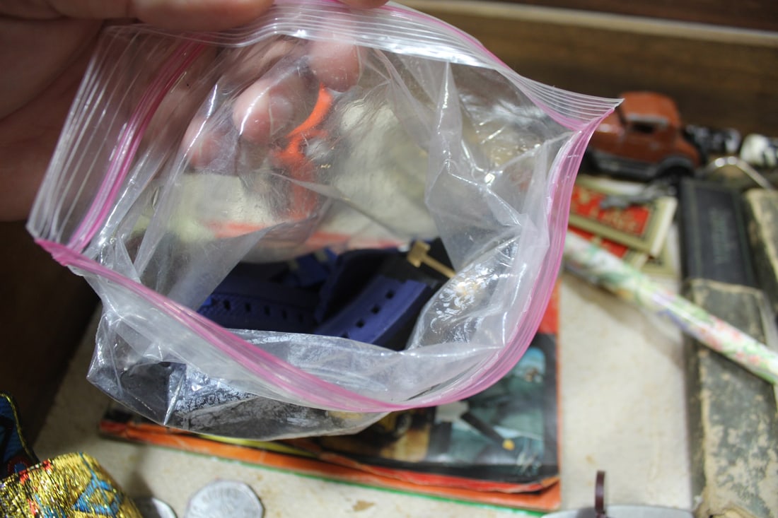 A Vintage Box and Contents - 10