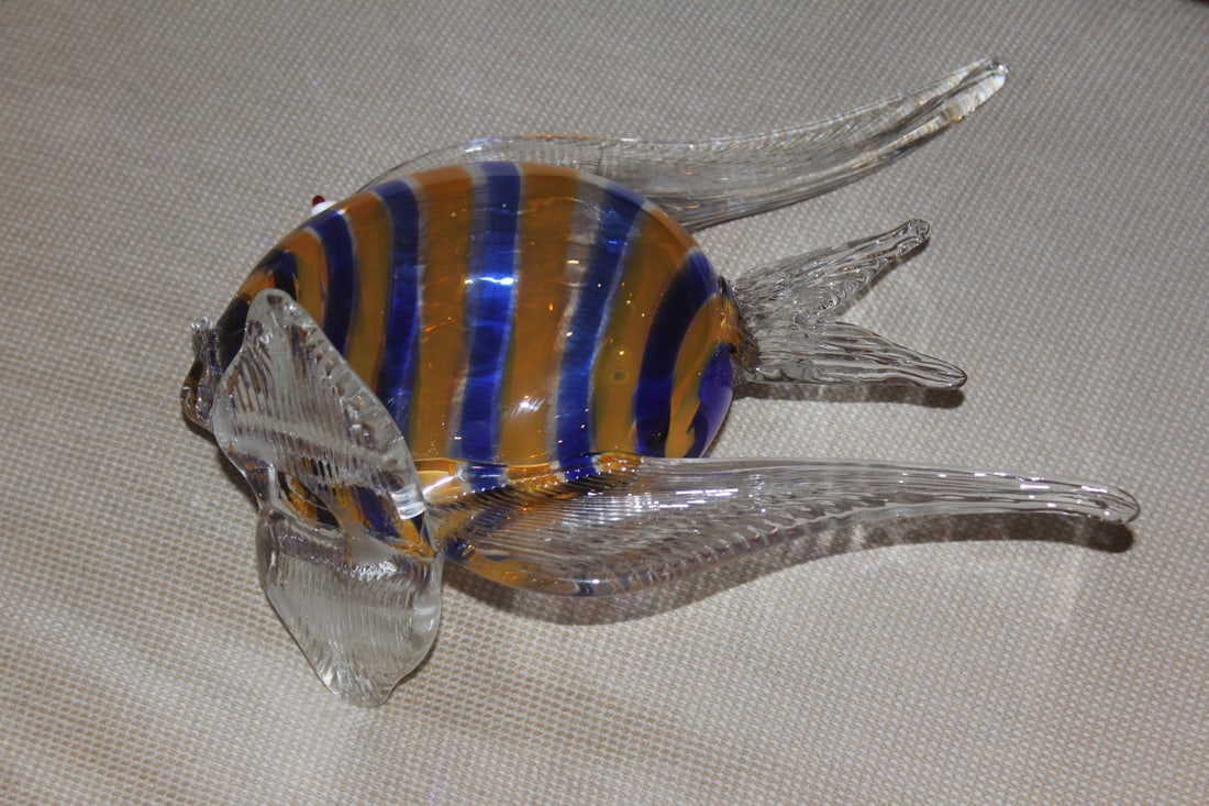 Art glass Angel Fish - 3
