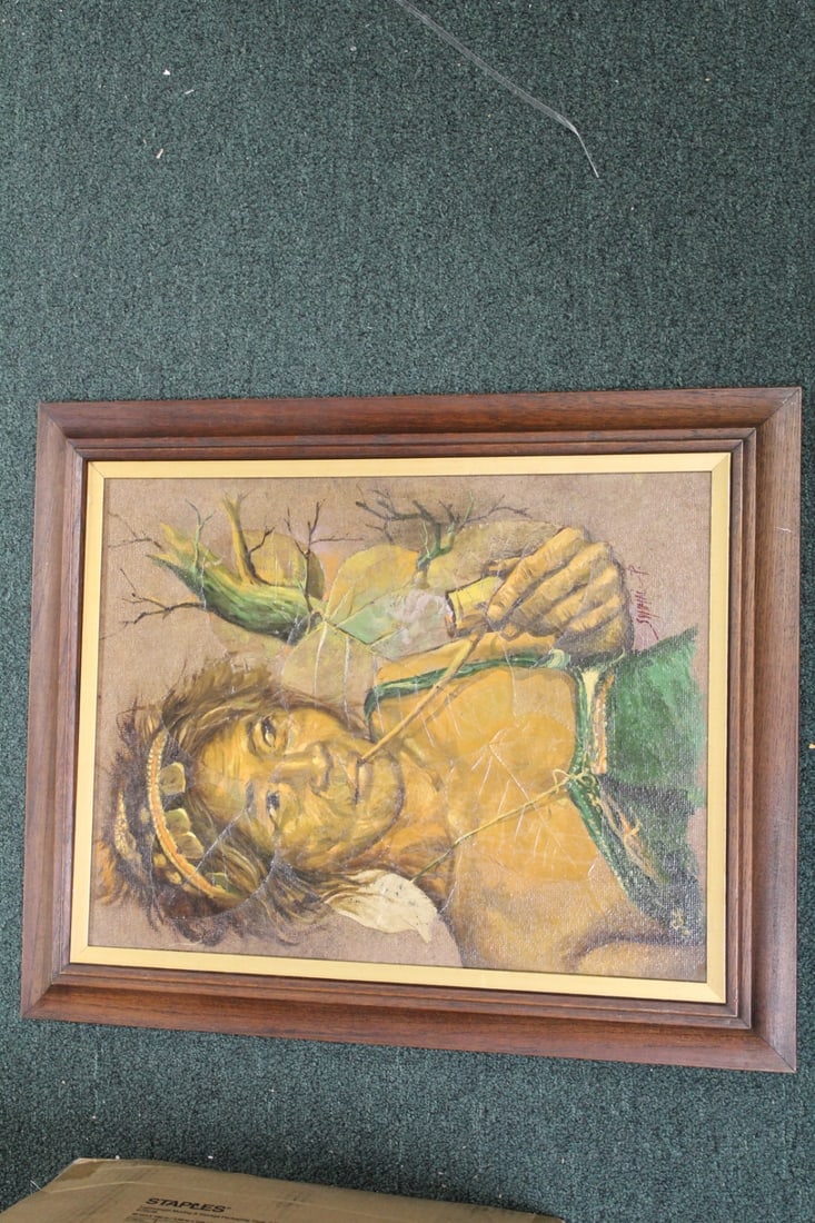 A Vintage Oil on Board Painting by Sommal (1 of 7)