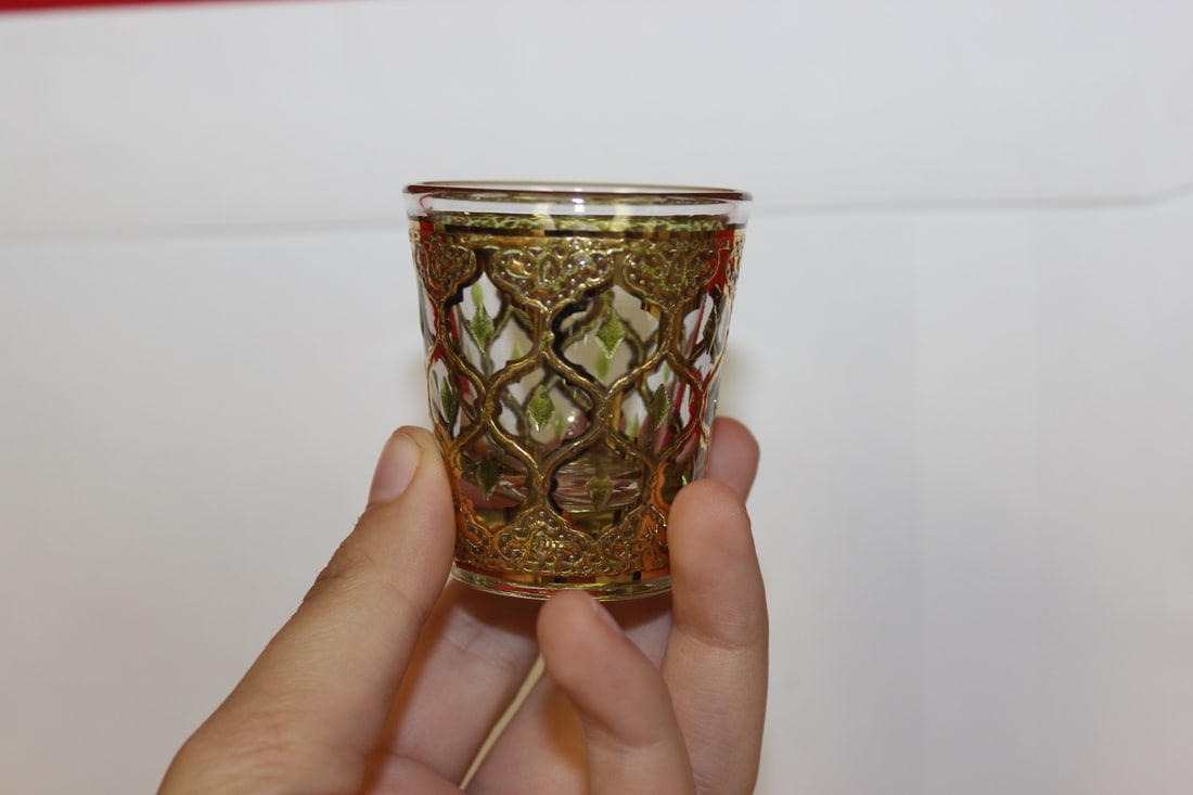 Lot of 4 Brass/Glass Articles - 11
