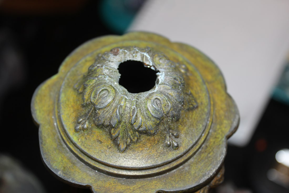 Pair of Metal Urns - 2