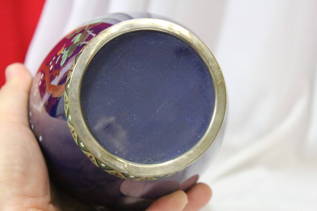 An Antique Japanese Cloisonne Vase - 7