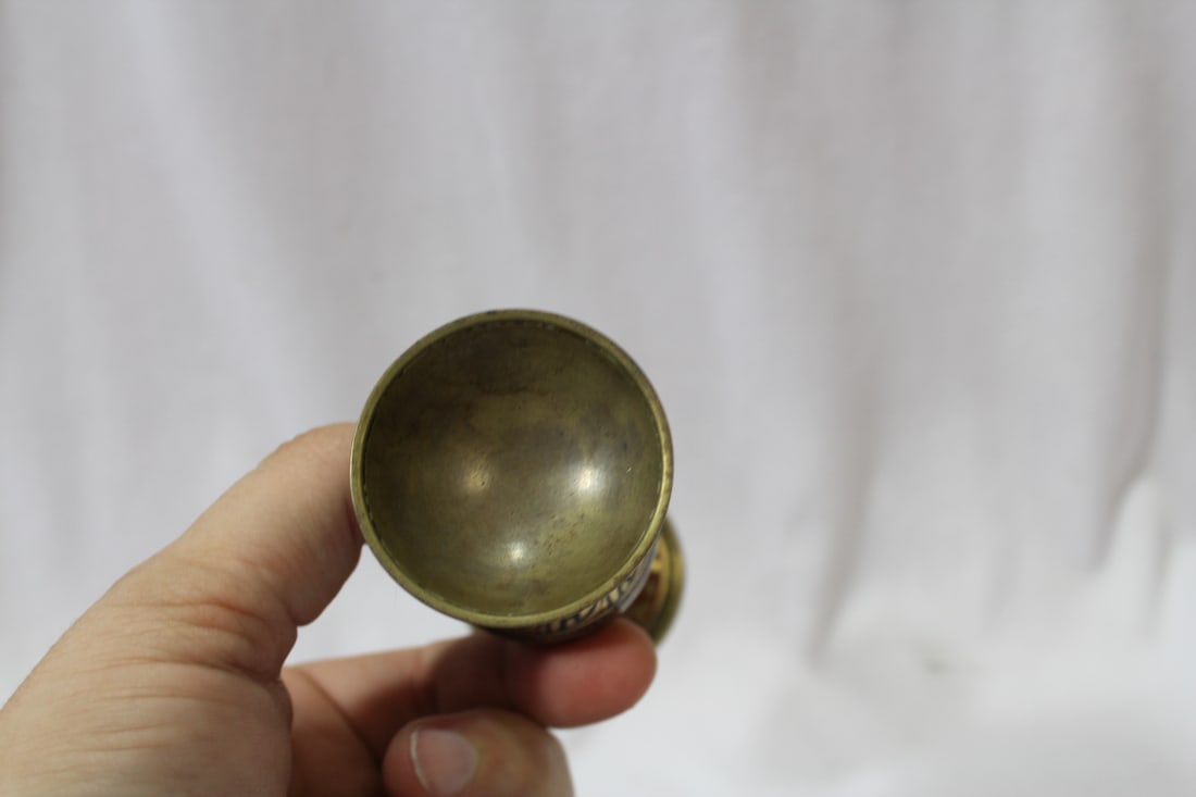 A Nice Small Metal Vase - 3