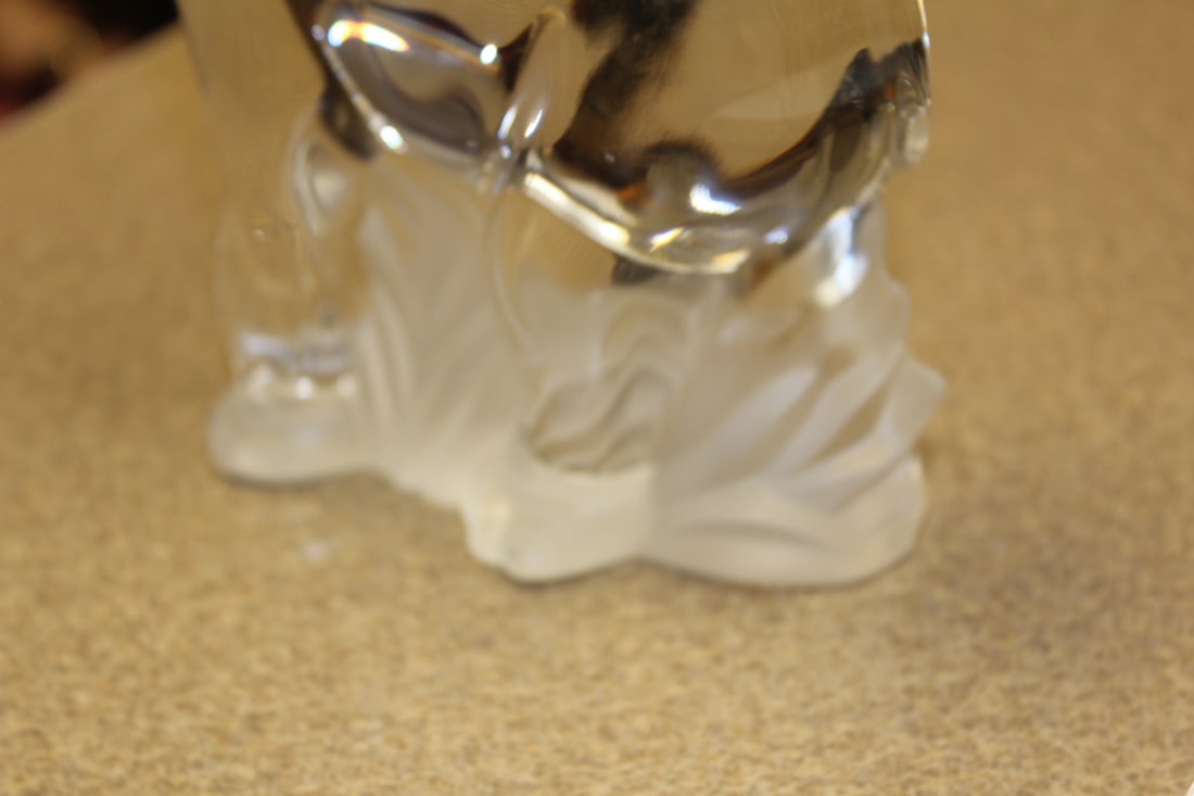 Glass or Crystal Elephant - 7