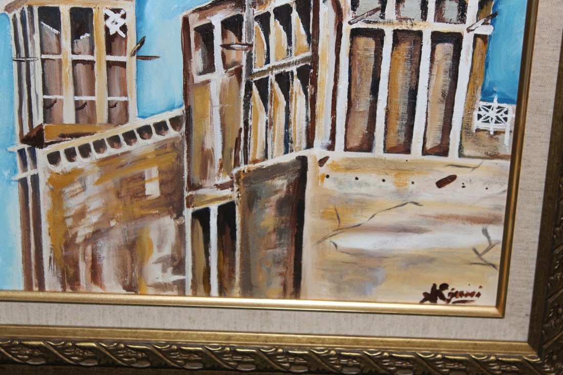 An Oil on Board Painting - 5