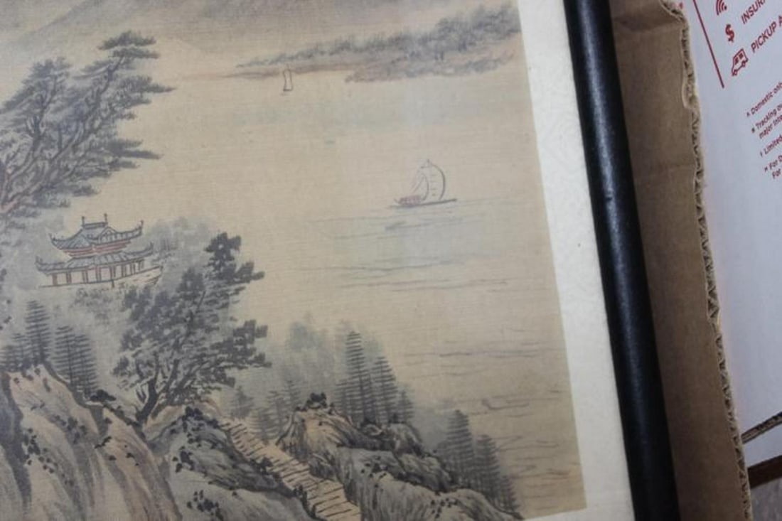 A Signed Chinese Pastel on Silk Painting - 7