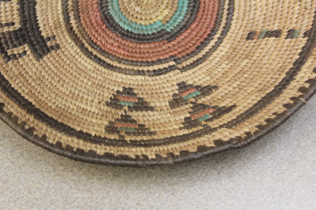 Native American Wooven Basket - 5