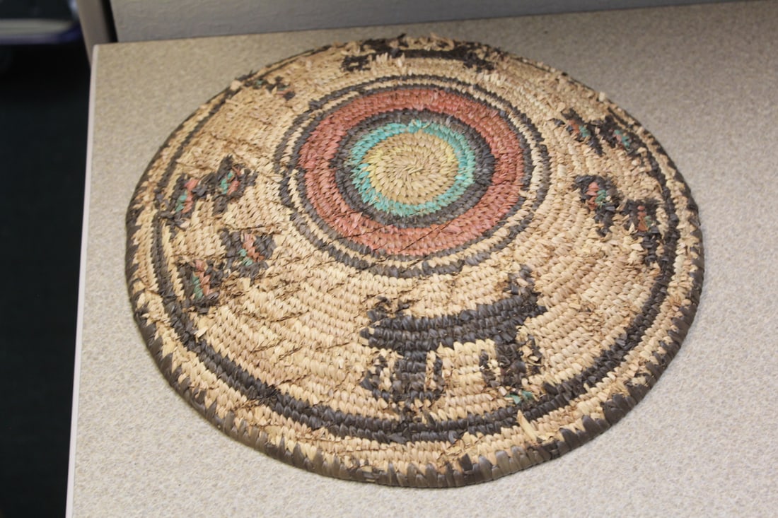Native American Wooven Basket - 6