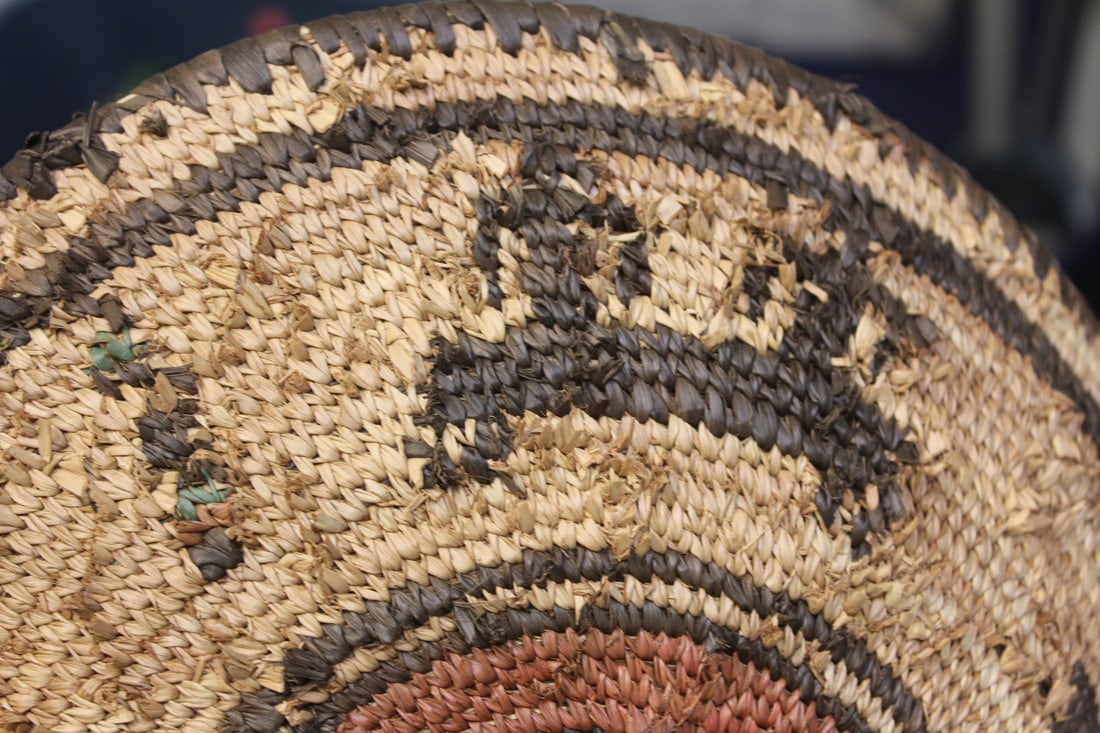 Native American Wooven Basket - 7