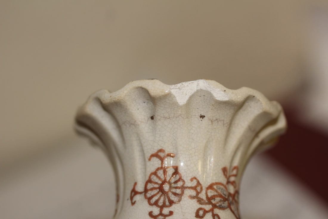 Antique Japanese Satsuma Warrior Vase - 2