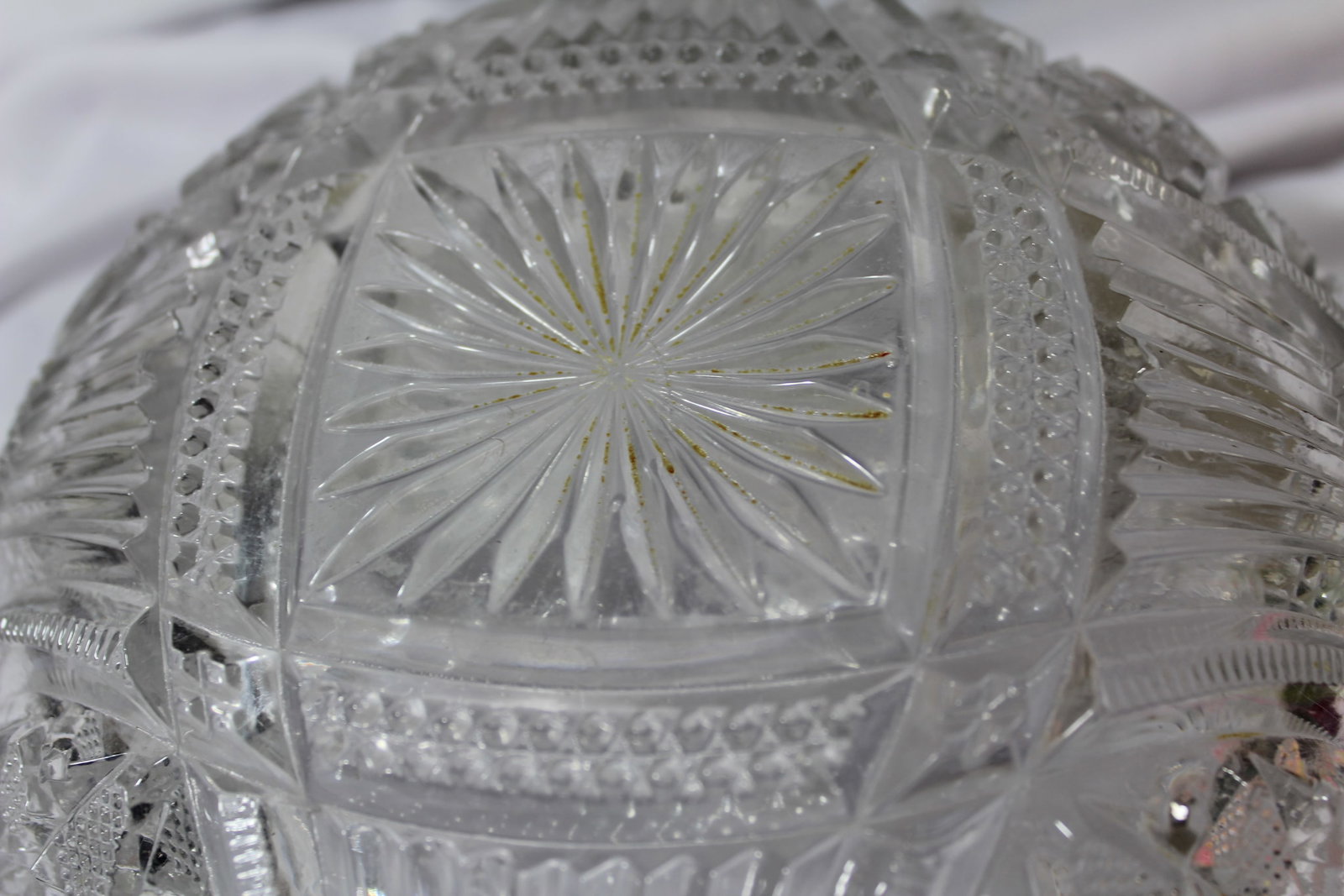 A Pressed Glass Bowl - 4