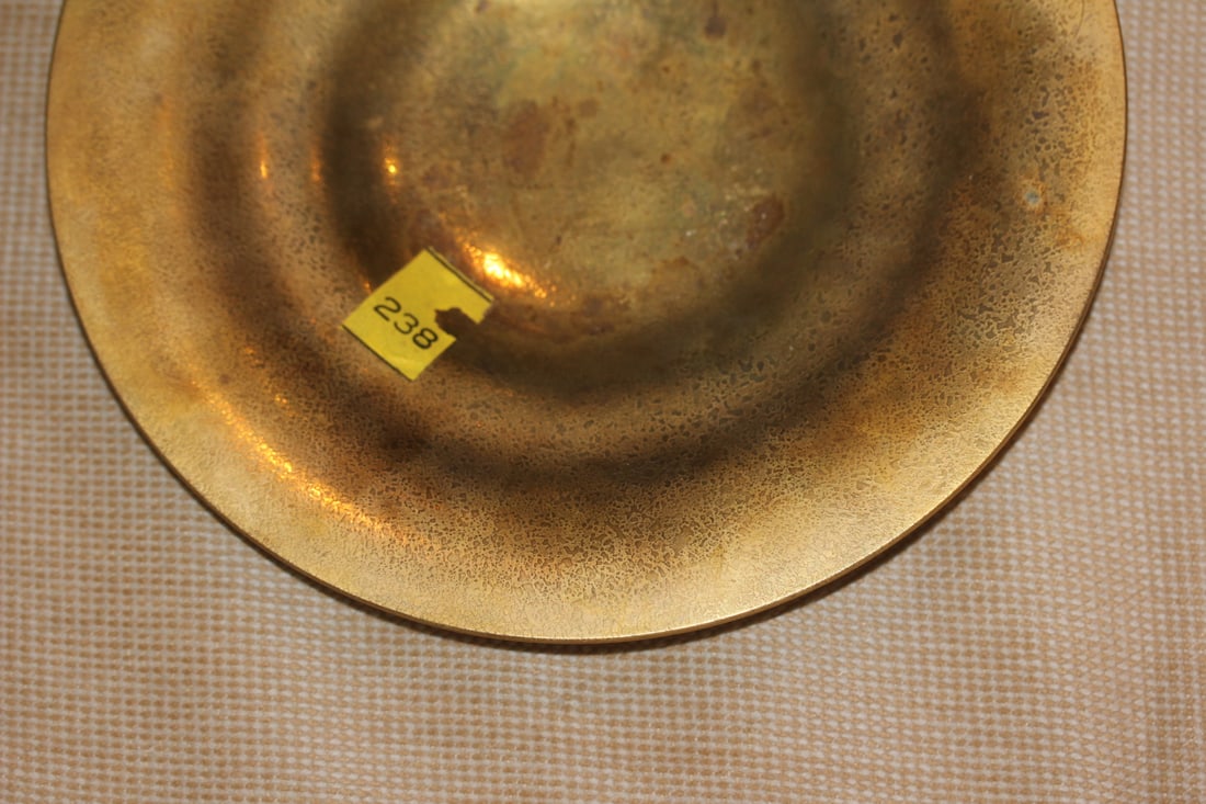 Antique Tiffany &Co. Gilted Bronze Plate - 2
