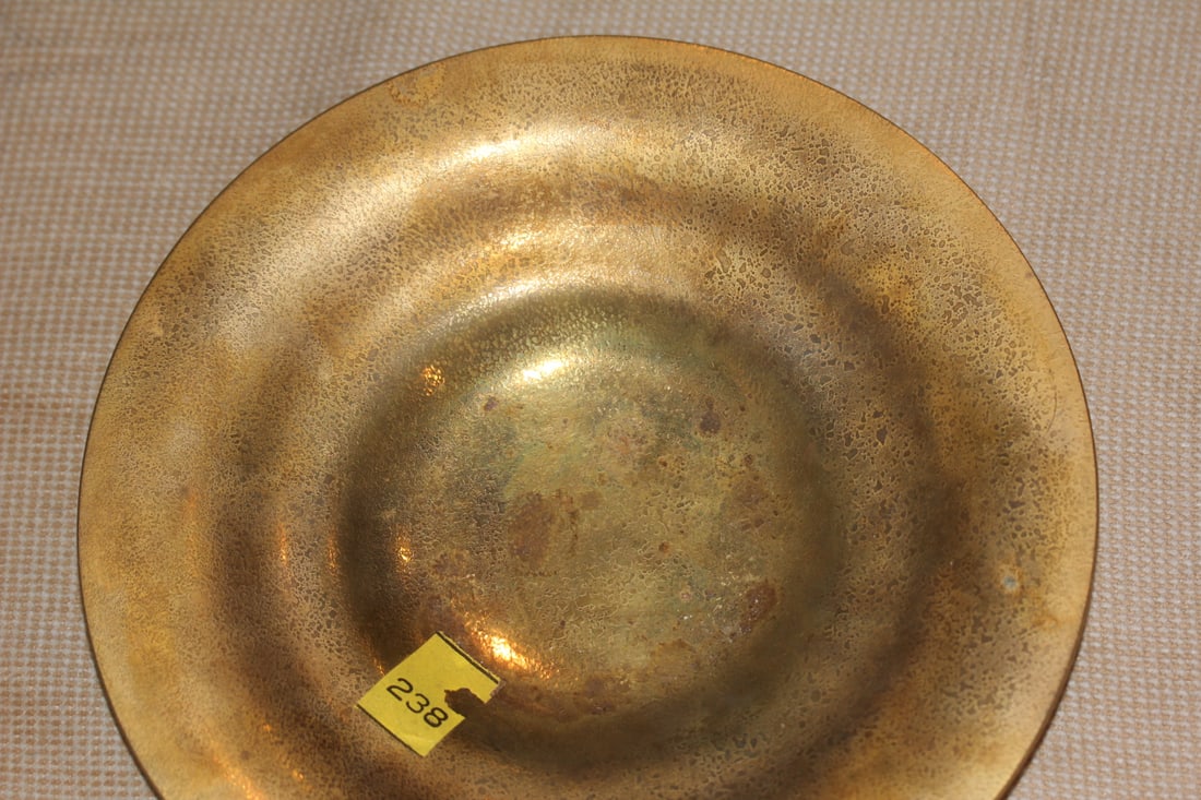 Antique Tiffany &Co. Gilted Bronze Plate - 3