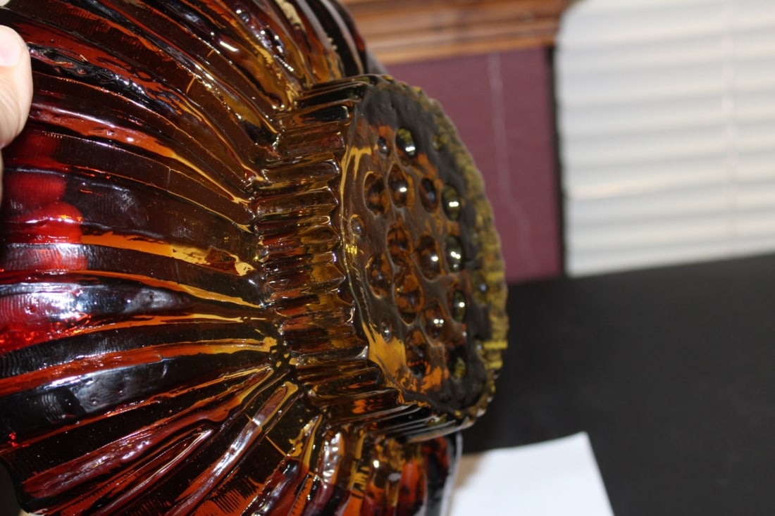A Signed Art Glass Bowl - Made by Humpilla Company - 4