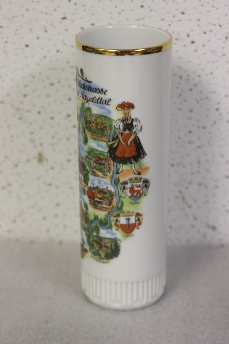 A Bavaria Cylinder Vase - 2