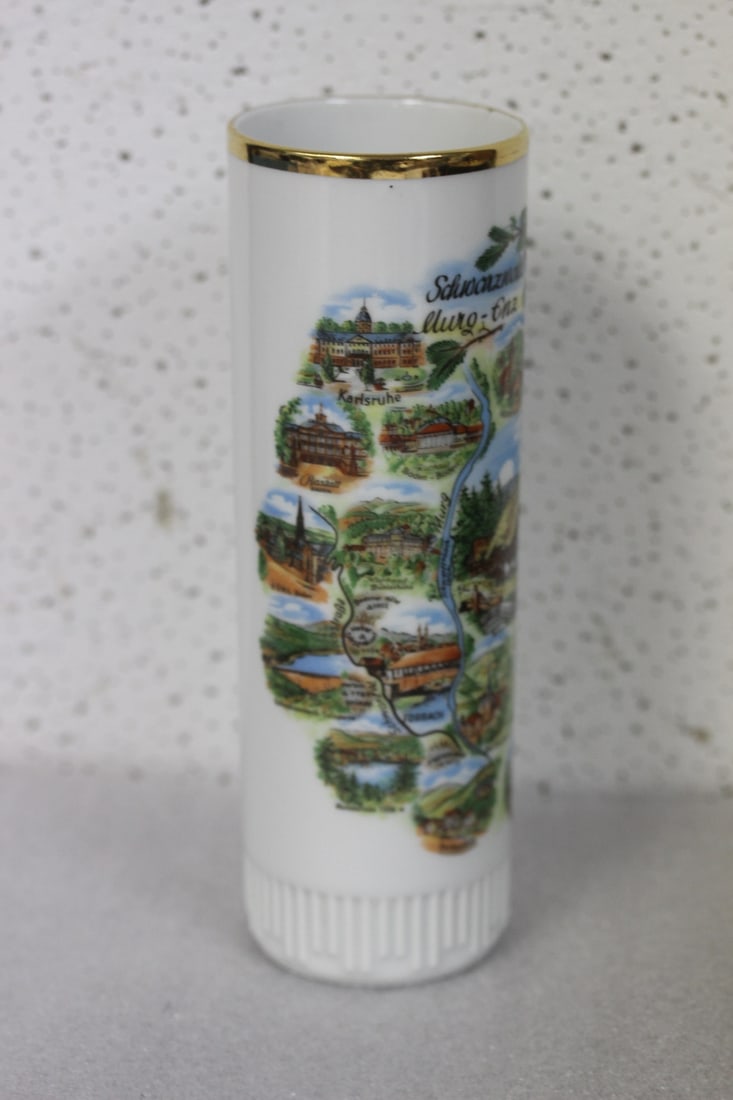 A Bavaria Cylinder Vase - 3