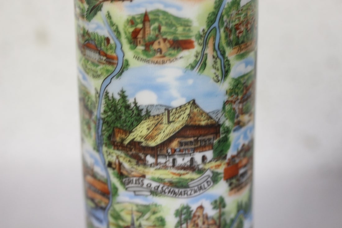 A Bavaria Cylinder Vase - 5