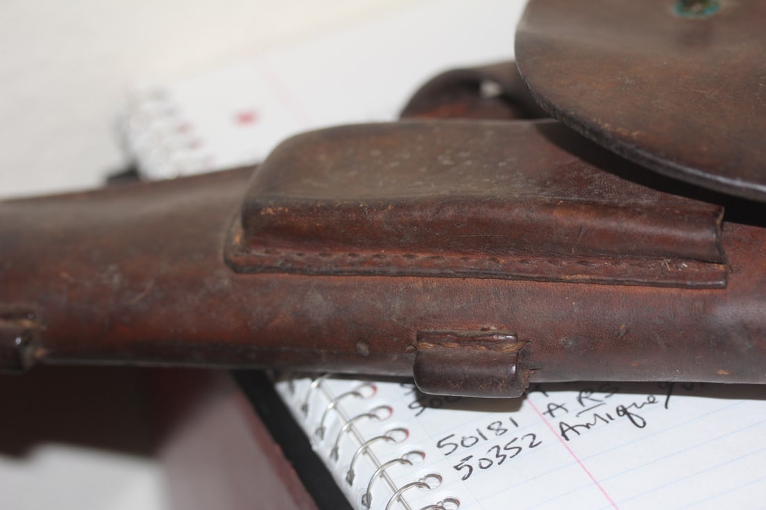 Antique Leather Gun Holster - 4